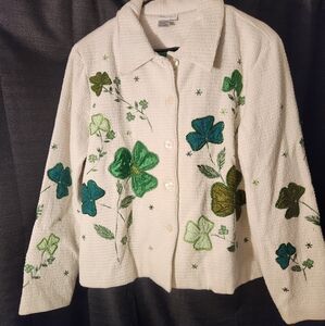 VINTAGE shamrock jacket